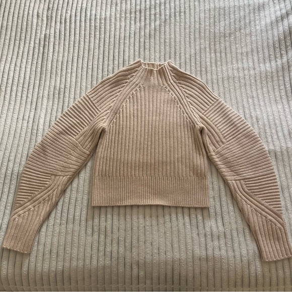 rag & bone Sweaters - Rag & Bone Wool Oakes Cream Sweater